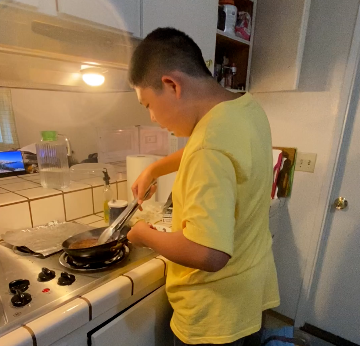 My First Time to cook Stake