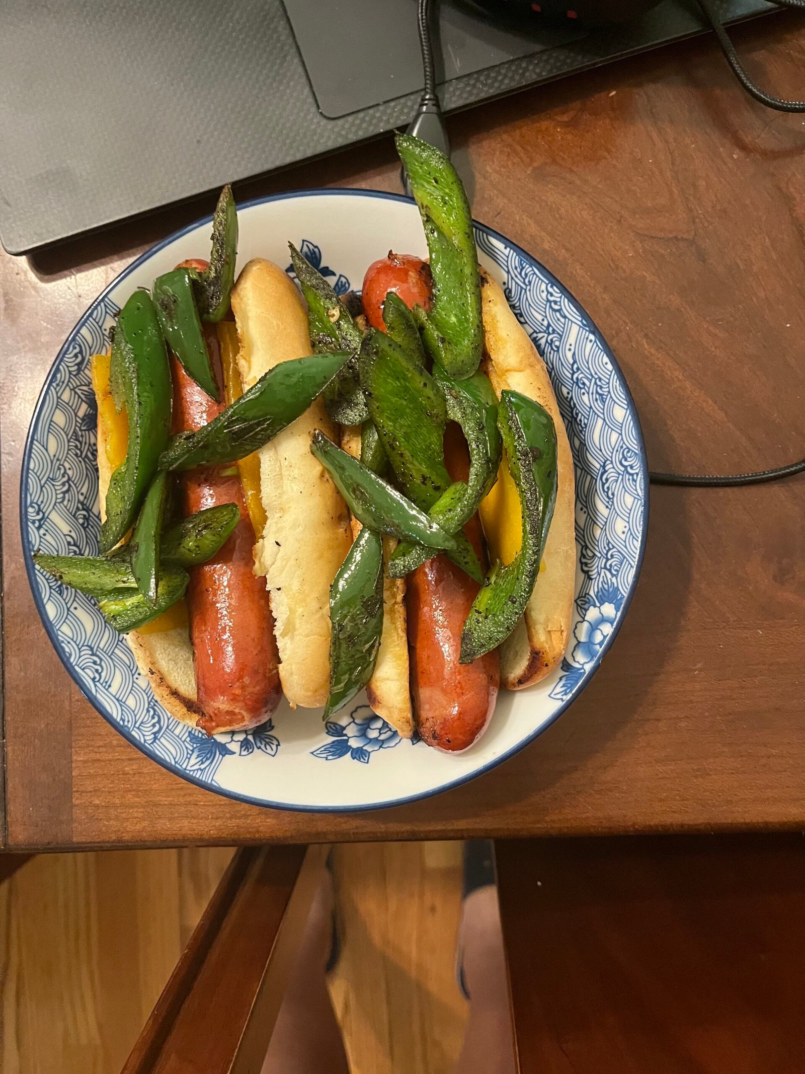 I made myself hotdogs