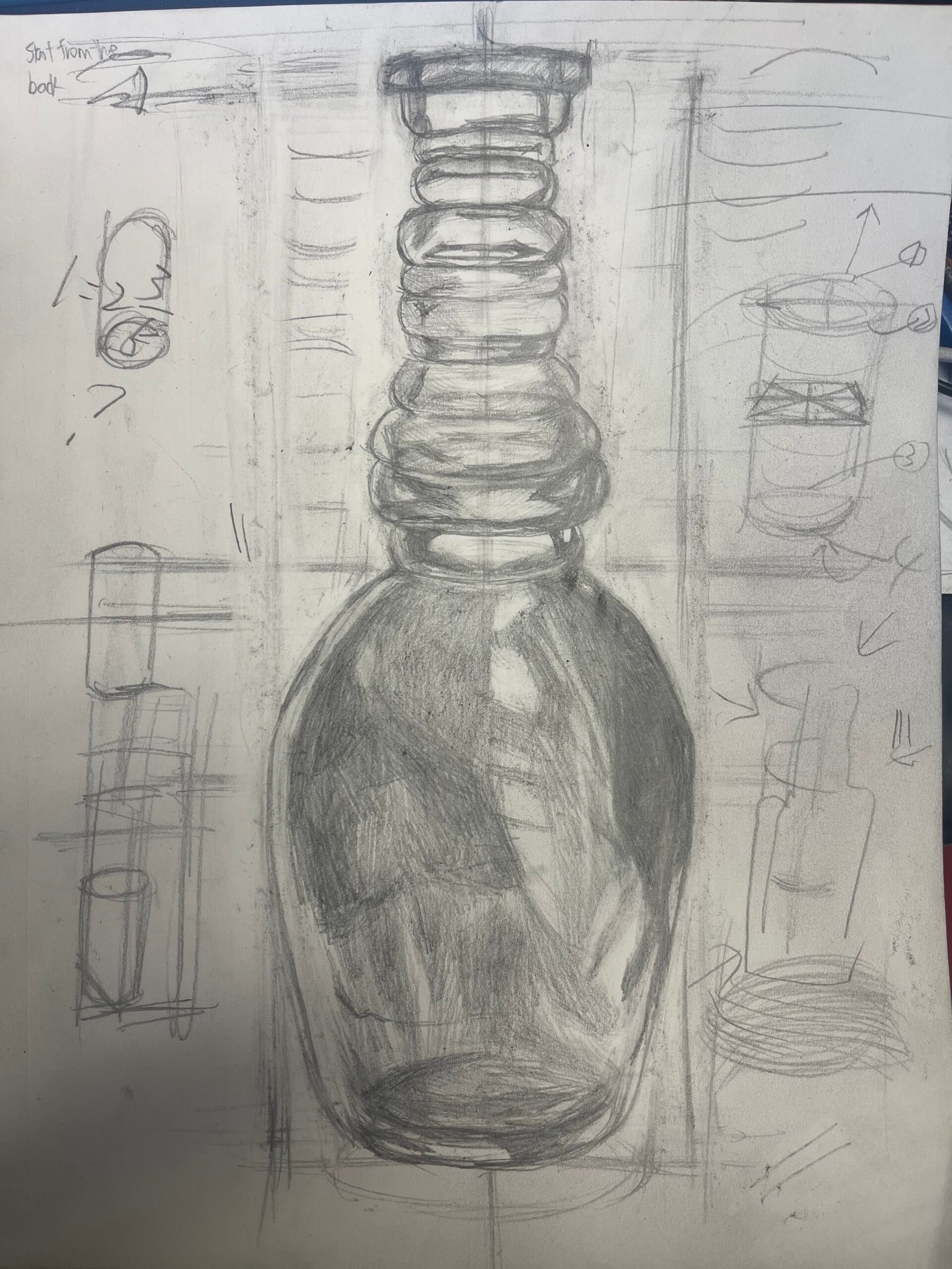 Art Practice – Studying Various Containers