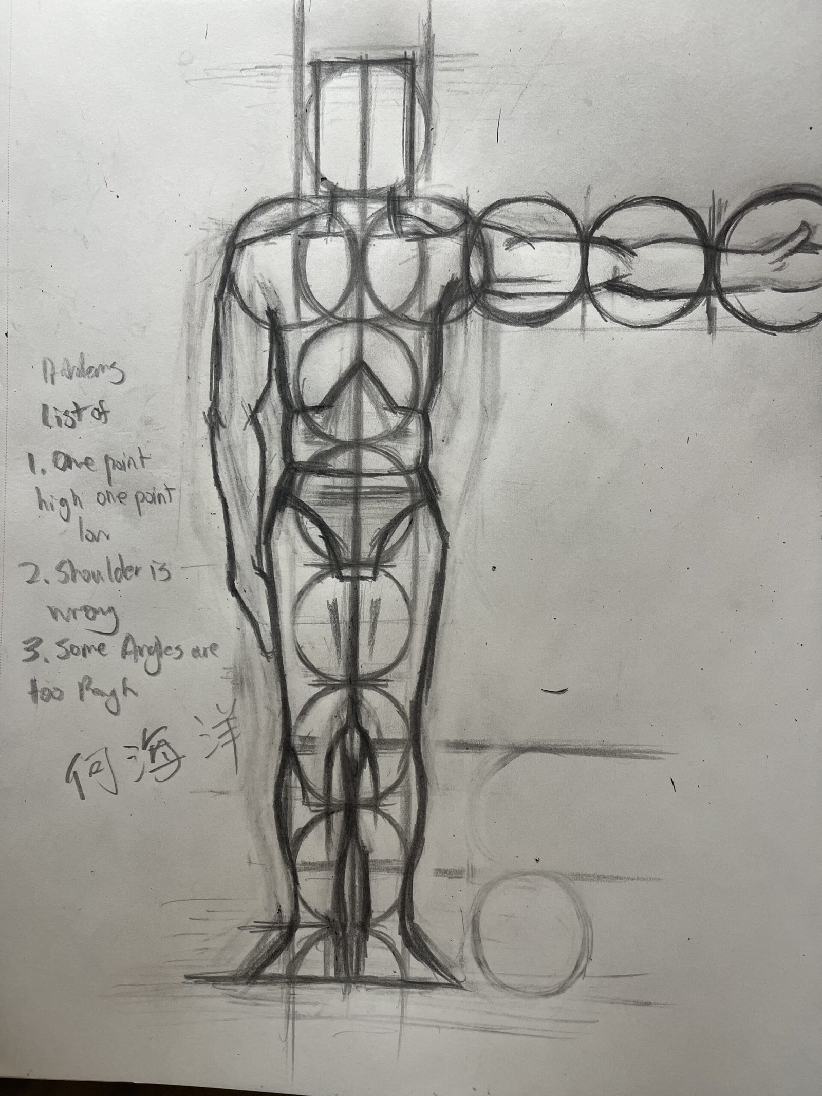 Art Practice – Study Human Ratio