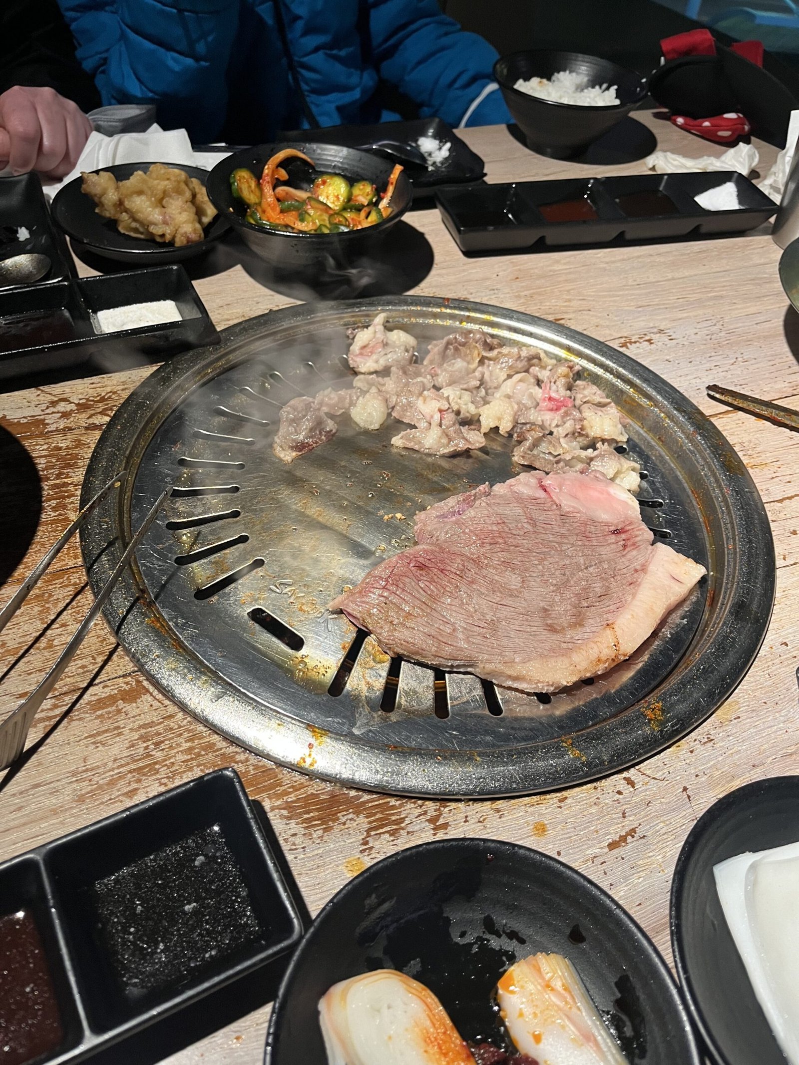 A Meal at Hae Jang Chon Korean BBQ Restaurant