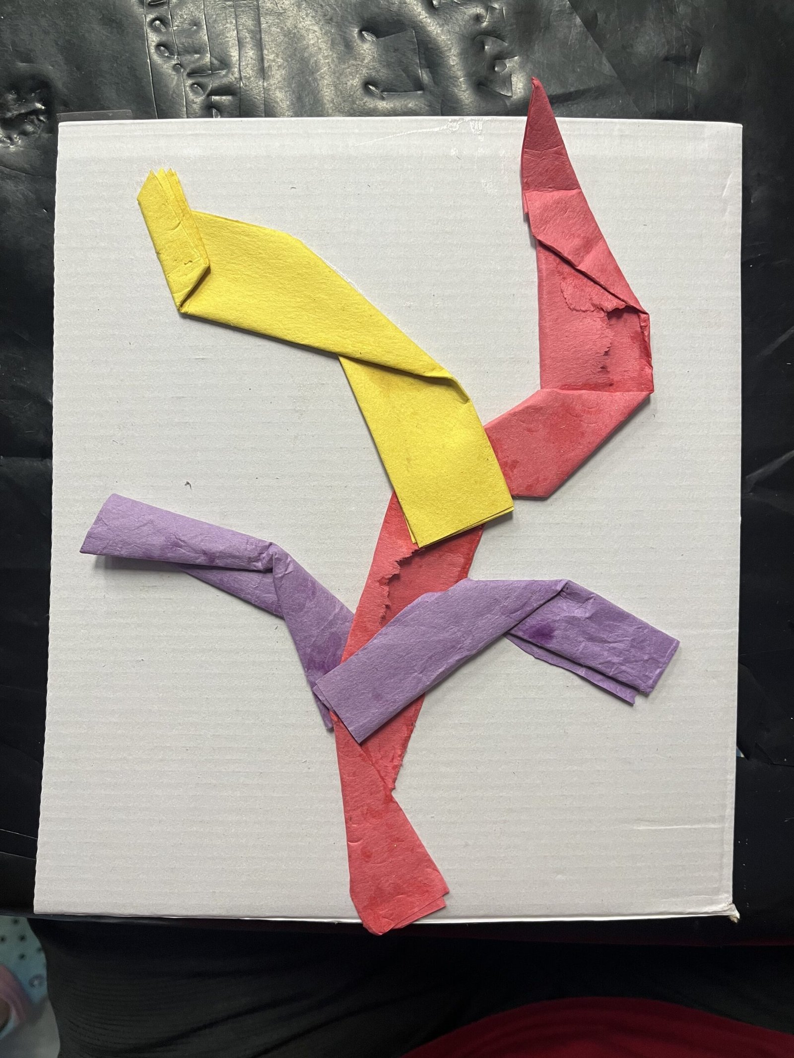 Art Practice – Printmaking Make Figures with Paper 2