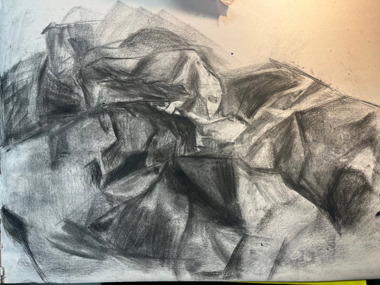 Art Practice – Drawing from Trash Paper