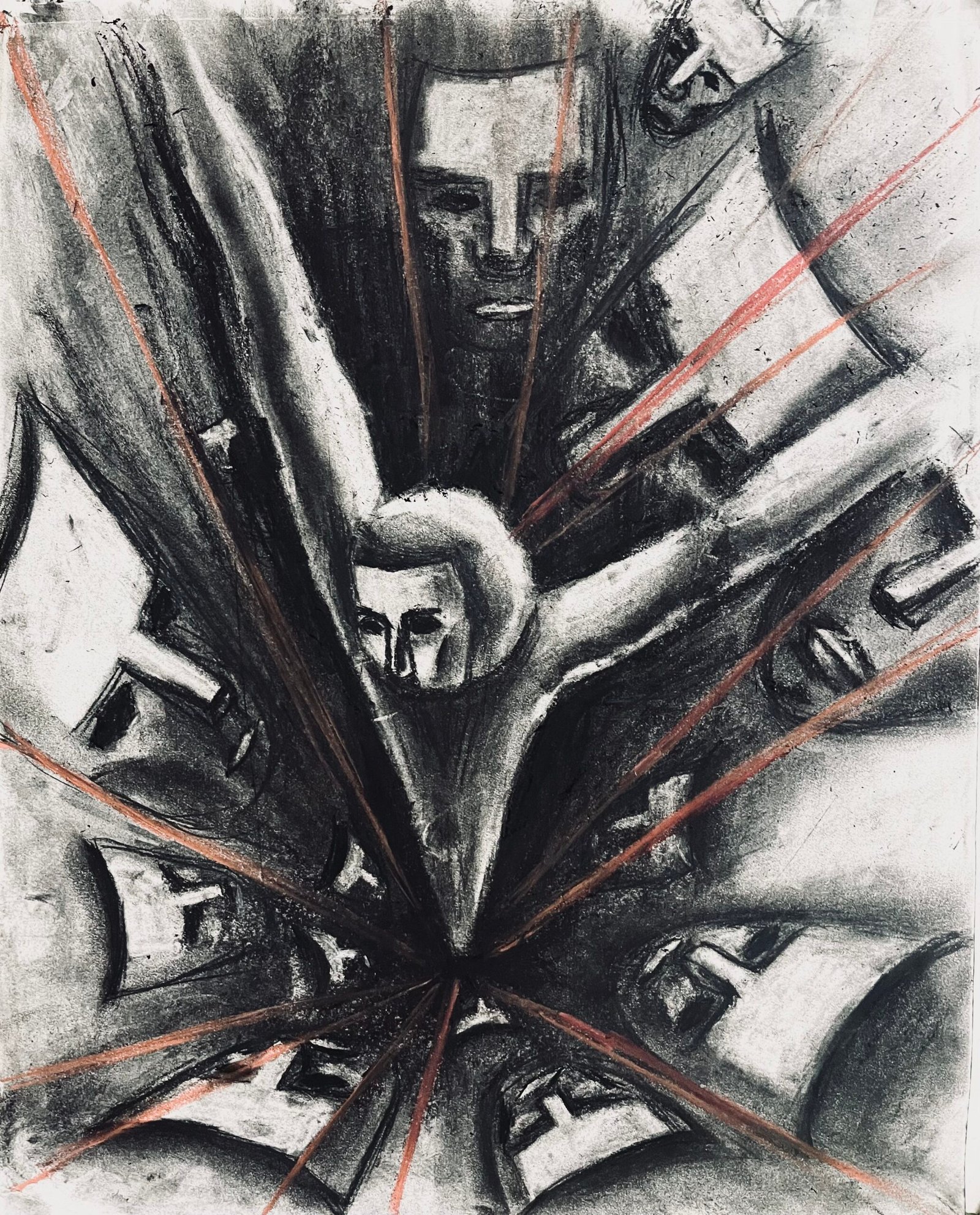 Art Practice – Charcoal Drawing Multiple Pieces