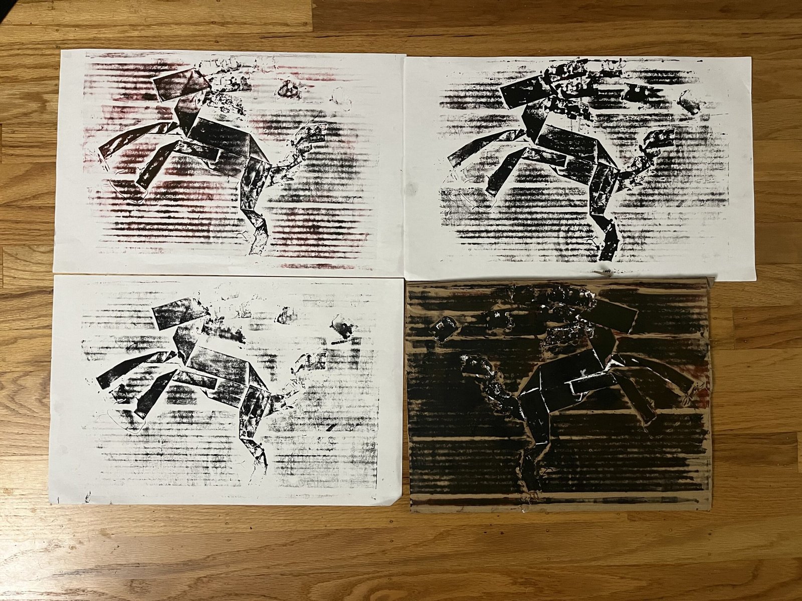 Art Practice – Printmaking Print Exercise