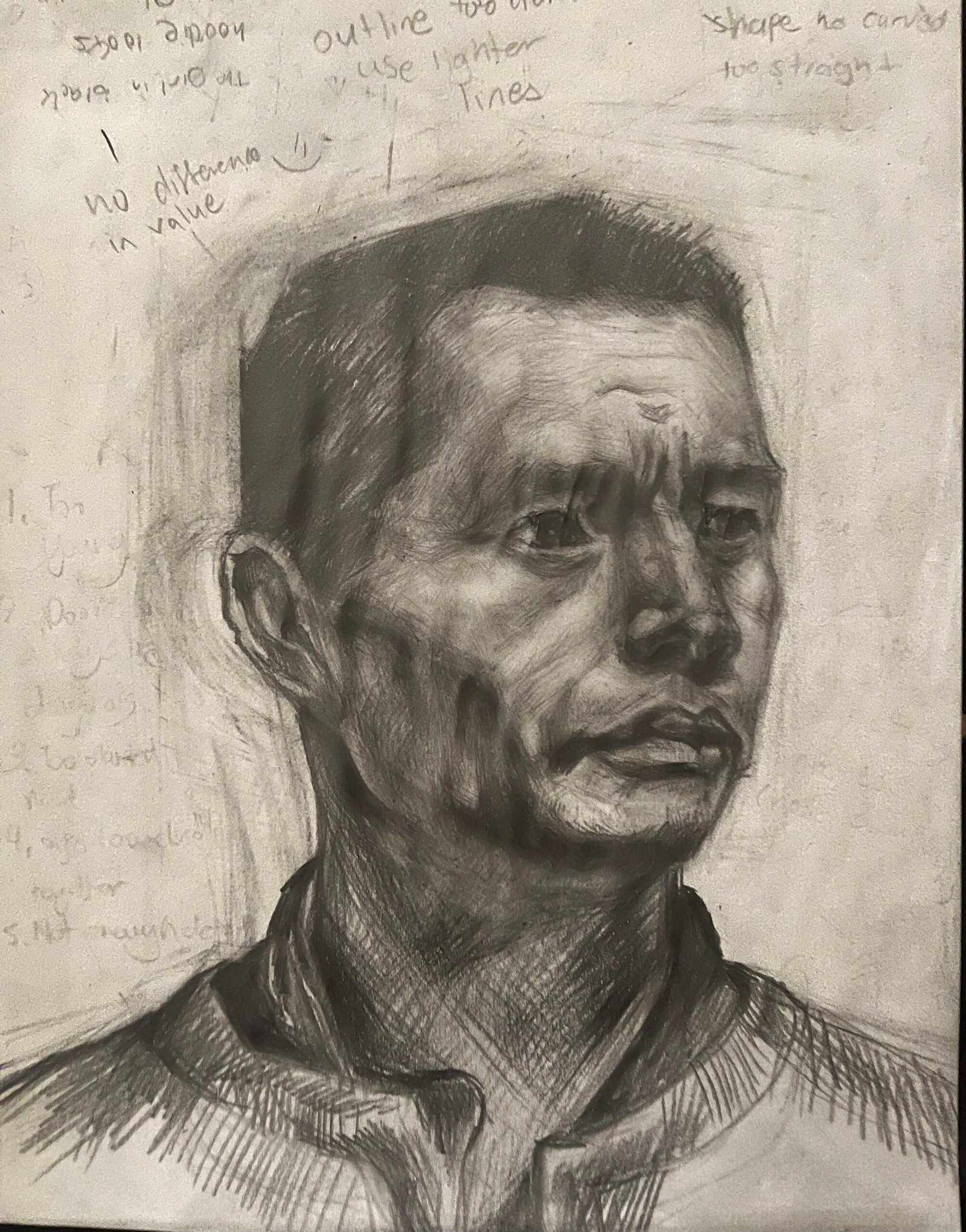 Art Practice – Middle Age Man