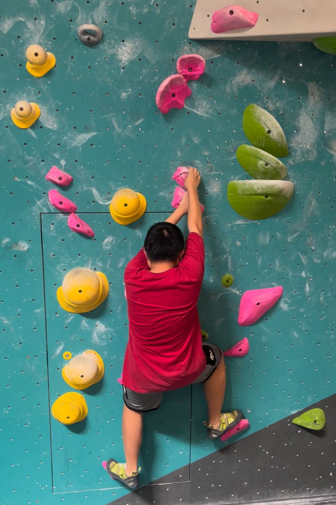 Exercise at the Climbing Gym